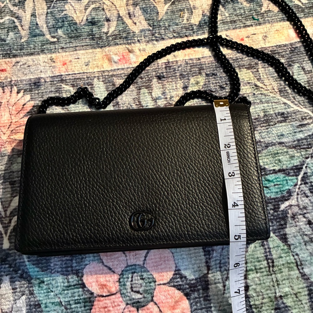 GUCCI GG Marmont Chain Wallet - Picture 16 of 16